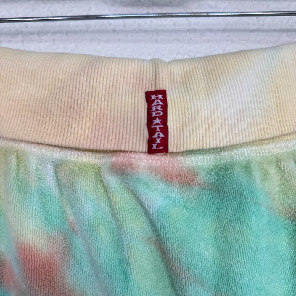Hard Tail Forever Y2K Skirt Womens Medium Tie Dye Terry Cloth Mini Cover Up Vtg - Picture 6 of 9